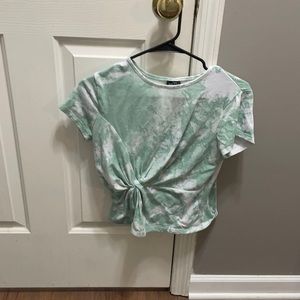 Tie dye green and white rue 21 Juniors